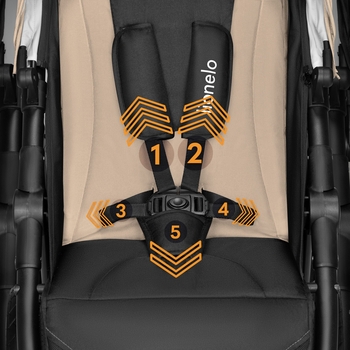 Прогулянкова коляска Lionelo Natt Beige Sand - Pampik - 13