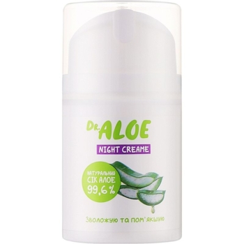Крем для обличчя Dr. Aloe нічний 50 мл - Pampik