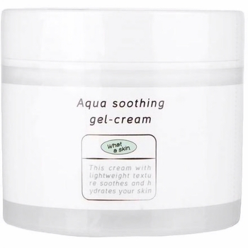 Успокаивающий крем-гель для лица What a Skin Aqua Soothing Gel Cream 50 мл - Pampik