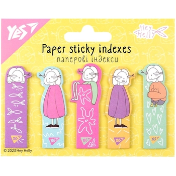 Индексы бумажные Yes Неy Helly! 56х20 мм 100 шт. (170396) - Pampik