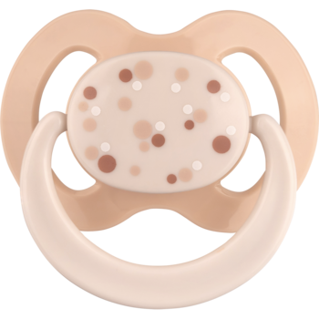 Пустышка плоская Baby-Nova с рисунком и кольцом, силикон, 2 шт. (3962315) - Pampik