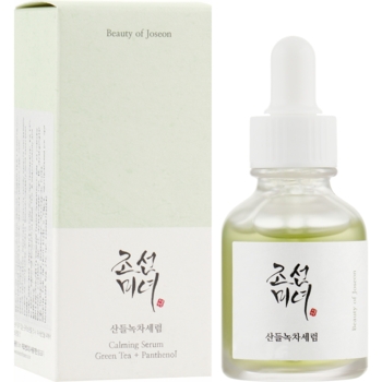 Заспокійлива сироватка із зеленим чаєм та пантенолом Beauty of Joseon Calming serum Green tea + Panthenol 30 мл - Pampik