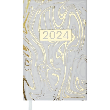 Еженедельник датирован Buromax Miracle 2024 белый (BM.2887-12) - Pampik