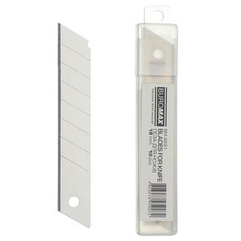 Лезвия для ножей Buromax 18 мм 10 шт. - Pampik