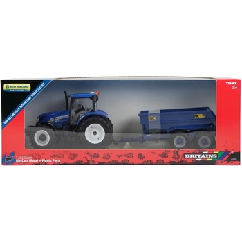 Модель Britains Трактор New Holland T6 с прицепом-самосвалом NC Tilt 1:32 (43268) - Pampik - 6