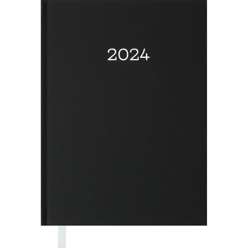 Ежедневник датированный Buromax Monochrome 2024 A5 черный (BM.2160-01) - Pampik