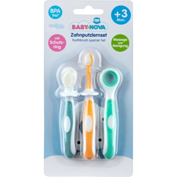 Зубные щетки обучающие Baby-Nova, 4 шт. - Pampik - 2