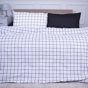 Простыня MirSon Ranforce Elite 17-4765 Piacenza 110х160 см черная (2200008943370) - Pampik - 2