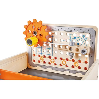 Конструктор Hape Junior Inventor Інструменти для експериментів 32 елементів (E3029) - Pampik - 5