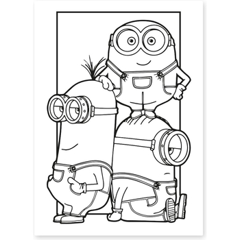Раскраска Yes Minions 12 страниц (742917) - Pampik - 3