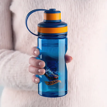 Пляшечка для води Kite Hot Wheels HW24-397, синя, 500 мл - Pampik - 5