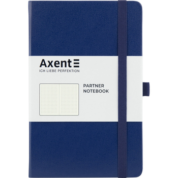 Книга записная Axent Partner в точку 125x195 мм 96 листов синяя (8306-02-A) - Pampik