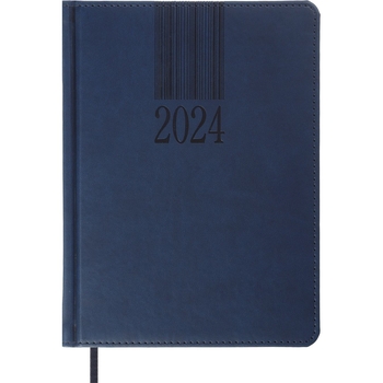 Ежедневник датированный Buromax Code 2024 A5 синий (BM.2142-02) - Pampik