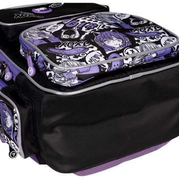 Рюкзак школьный Yes S-101 Anime, черный с фиолетовым (559590) - Pampik - 8