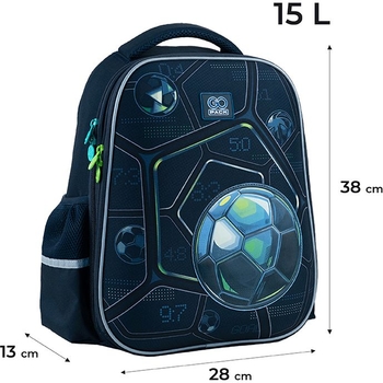 Рюкзак GoPack Education напівкаркасний GO24-165M-7 Winner - Pampik - 3