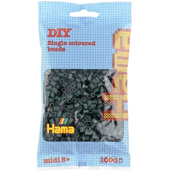 Термомозаїка Hama Midi Набір темно-зелених намистин, 1000 шт. (HM-207-28) - Pampik