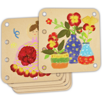 Пресс для цветов Hape Nature Fun Гербарий с красками (E5574) - Pampik - 10