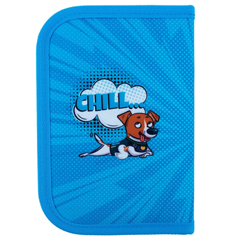 Пенал жесткий Kite Patron 20x14x3.7 см синий (PN23-621-1) - Pampik