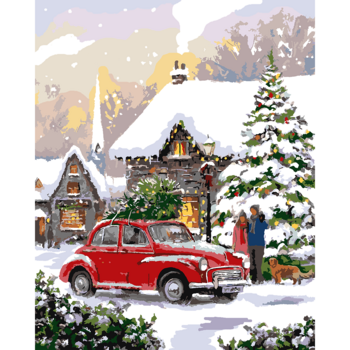 Картина за номерами Santi Свято наближається 40х50 см - Pampik