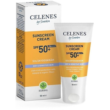 Сонцезахисний крем Celenes SPF 50+ для сухої та чутливої шкіри 50 мл - Pampik - 2