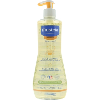 Очищающее масло для ванны Mustela Bebe Stelatopia Cleansing Oil 500 мл - Pampik