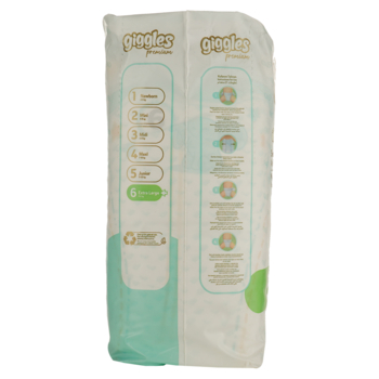 Підгузки на липучках Giggles Premium 6 (15+ кг), 20 шт. - Pampik - 3