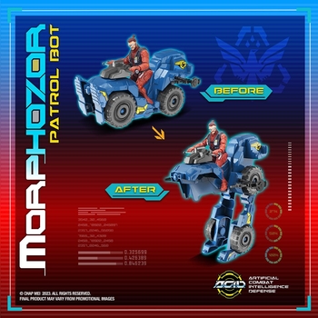 Ігровий набір A.C.I.D. Morphozor Патрульний робот (535003) - Pampik - 6