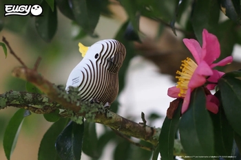 Збірна 3Д модель Eugy Зоопарк Папуга Какаду (XEG-028) - Pampik - 6