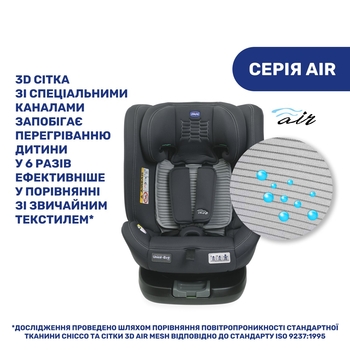 Автокрісло Chicco Unico Evo Air i-Size сіре (87031.21) - Pampik - 8