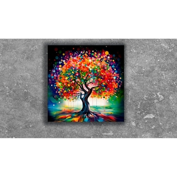 Картина за номерами Strateg & Karpachoff Сюжет № 4 Дерево змін 40х40 см (AV4040-24) - Pampik - 2