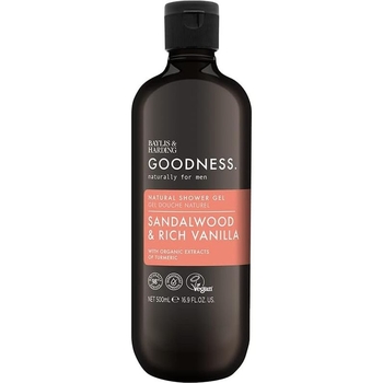 Гель для душу Baylis & Harding Goodness Sandalwood and Rich Vanilla, 500 мл - Pampik