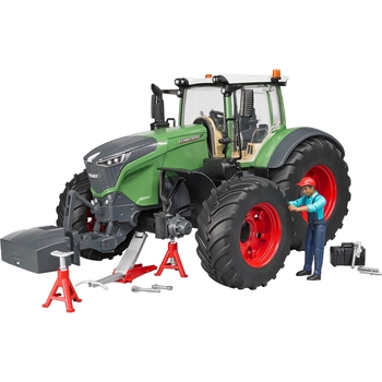 Іграшкова машинка Bruder Трактор Fendt 1050 Vario з фігуркою та аксесуарами для ремонту 1:16 (04041) - Pampik