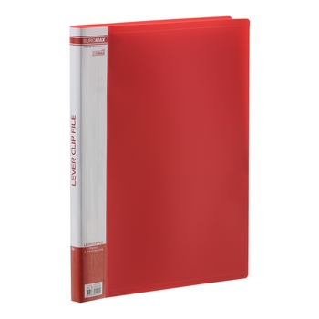 Пластиковая папка с боковым прижимом Buromax Jombax А4 красная (BM.3401-05) - Pampik