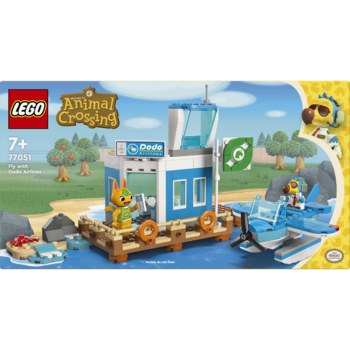 Конструктор LEGO Animal Crossing Літайте з Dodo Airlines, 292 деталі (77051) - Pampik