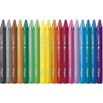 Крейда воскова Maped Color Peps Wax Crayons 18 шт. (MP.861012) - Pampik - 2
