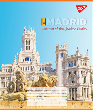 Набір зошитів Yes Greatest cityes А5 в лінійку 36 аркушів 15 шт. (767089) - Pampik - 3