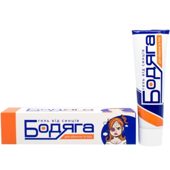 Гель для лица и тела Красота та Здоров'я Бодяга косметическая от синяков, ушибов и ухода за кожей 25 мл - Pampik