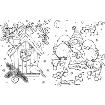 Раскраска Видавництво Ранок Большая книга раскрасок Новый год (С1736010У) - Pampik - 4