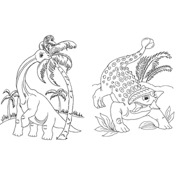 Раскраска Видавництво Ранок Большая книга раскрасок Динозавры (С1736006У) - Pampik - 4