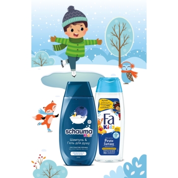 Набор Fa & Schauma Kids boy. For Children's Hair & Skin Шампунь 250 мл + Гель для душа 250 мл - Pampik - 4
