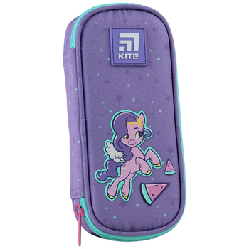 Пенал мягкий Kite 21x8.5x4.5 см сиреневый (LP24-662) - Pampik