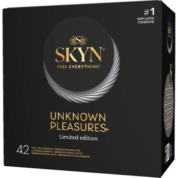 Набір презервативів Skyn Unknown Pleasures безлатексний, асорті, 42 шт. - Pampik