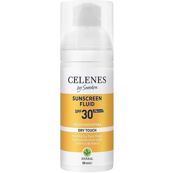 Сонцезахисний флюїд Celenes Dry Touch SPF30+, 50 мл - Pampik