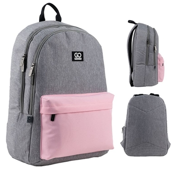 Рюкзак GoPack Education Teens GO24-140L-1 сіро-рожевий - Pampik - 2