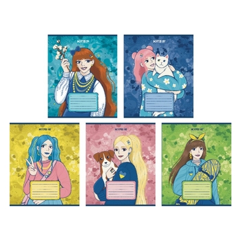 Набор тетрадей Kite BE Ukraine А5 в клетку 18 листов 20 шт. (K23-236-2) - Pampik