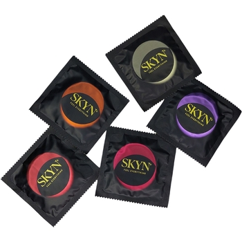 Набір презервативів Skyn Unknown Pleasures безлатексний, асорті, 42 шт. - Pampik - 2