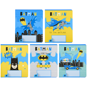 Набор тетрадей Kite DC Comics А5 в линейку 18 листов 20 шт. (DC22-237) - Pampik