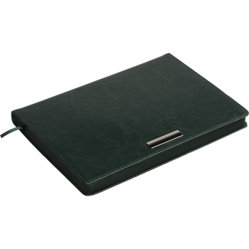 Ежедневник недатированный Buromax Salerno A5 зеленый (BM.2026-04) - Pampik