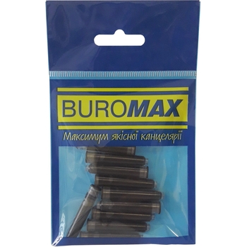 Капсулы с чернилами Buromax черный 10 шт. (BM.8399-02) - Pampik