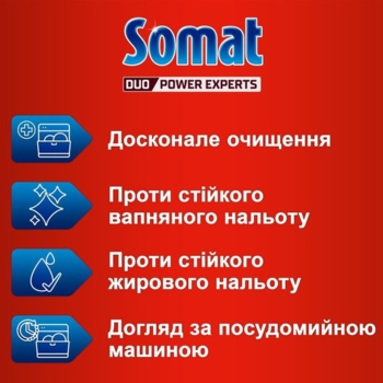 Таблетки для посудомийної машини Somat All in 1 Extra, 85 шт. - Pampik - 7